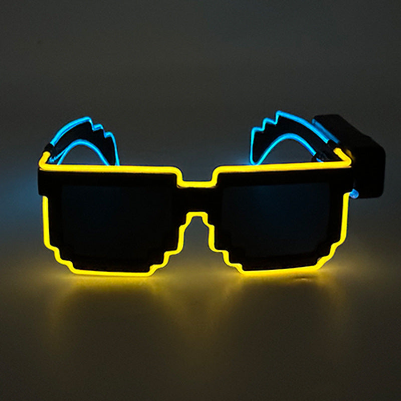 Wholesale Bar nightclub wireless luminous glasses sunglasses party LED disco atmosphere props